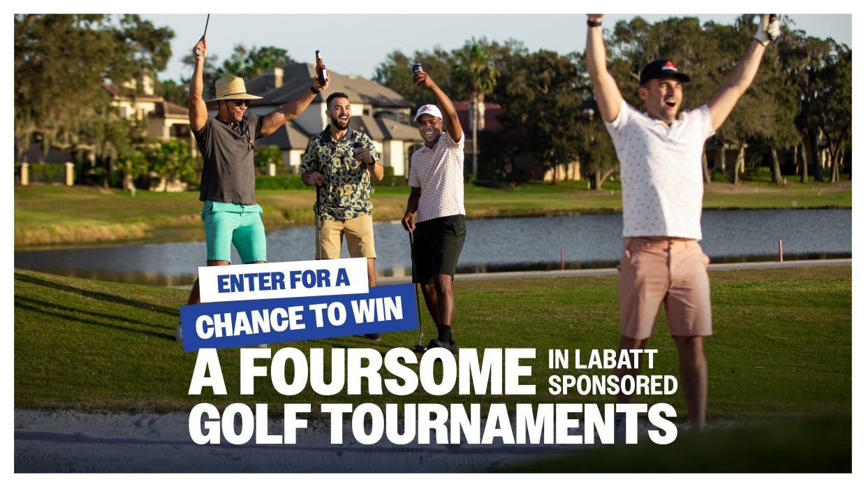 Enter for a chance to win a a 4-some play in golf tournaments!